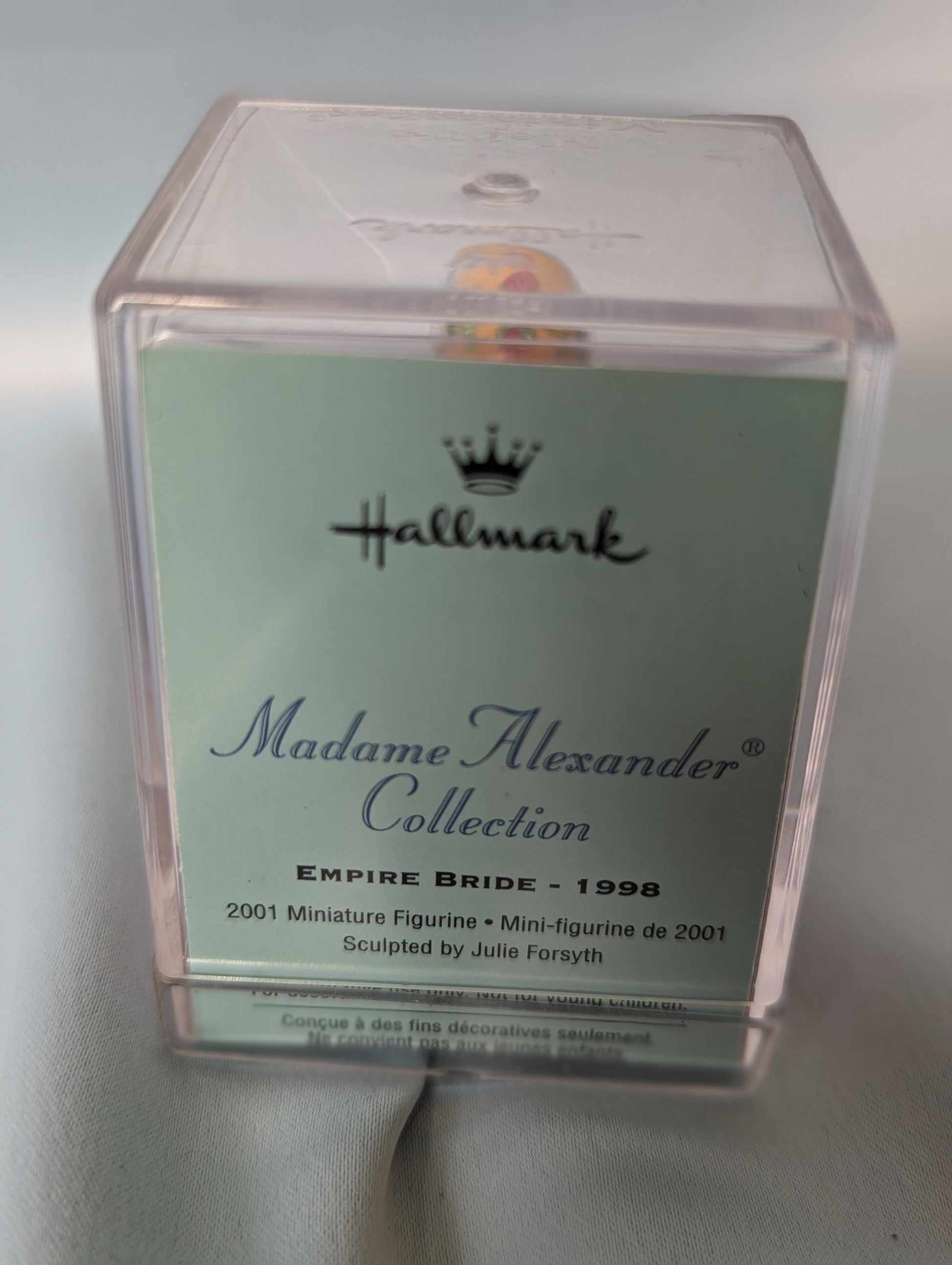 Hallmark keepsake collections - Madame Alexander Collection - " Empire Bride - 1998" - 2001 miniature figurine