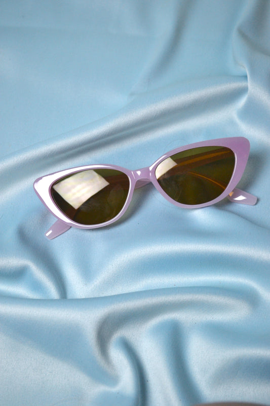 Pastel Lavender Cat Eye Sunglasses